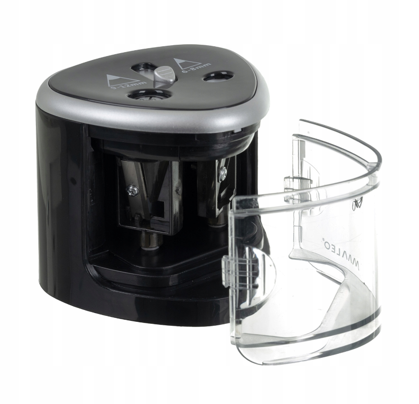 elektrické strúhadlo na ceruzky s dvojitým otvorom